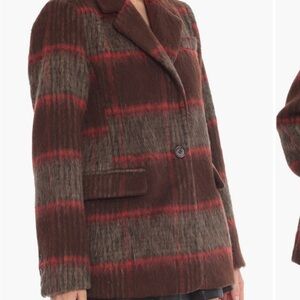 Avec Les Filles
Brushed Plaid Jacket Women's Jacket